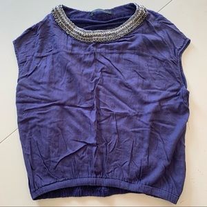 Zara Beaded Neck Tank